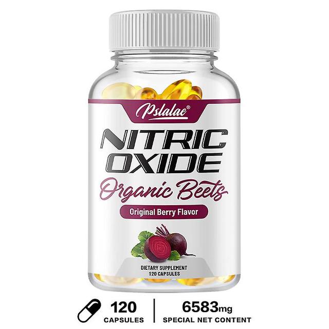 Vorallme Organic Nitric Oxide Booster Kapsuly z červenej repy - podporuje krvný tlak, zdravie srdca, prírodnú energiu - cyklus superfood 120 Capsules on Productcaster.