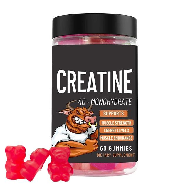 1-pack Creatine Monohydrate Gummies | Dietary Supplement For Increasing Muscle Mass, Energy, Muscle Recovery And Endurance 1pc on Productcaster.