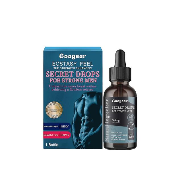 Googeer Secret Male Strength Drops Lindre angst, slappe af krop og sind, øge vitaliteten, Body Strengthening Drops 1PCS on Productcaster.