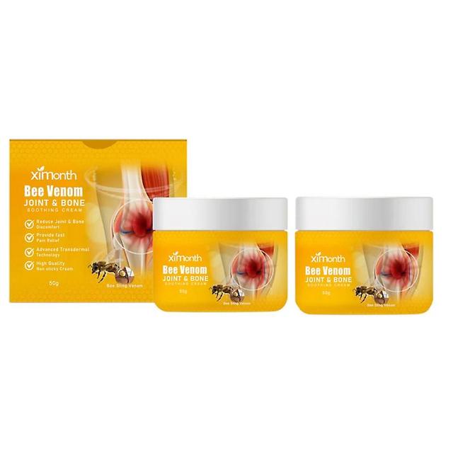 2pcs pomada analgésica natural da artrite da abelha, creme do joelho do pescoço da articulação do corpo on Productcaster.