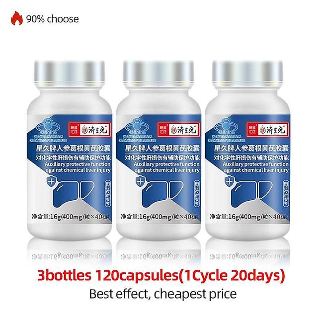 Tib Liver Capsules Liver Protection Ginseng Pueraria Mirifica Astragalus Kudzu Root Extract Supplements Health Food Blue Bottle 3bottles hot sale on Productcaster.