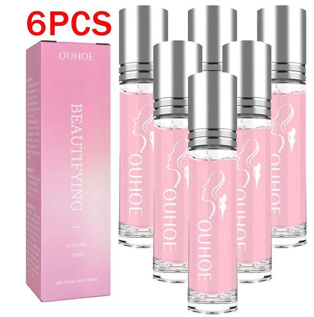 OUHOE perfume roller ball is mild and non-irritating, portable, long-lasting, refreshing fragrance, fresh and elegant, dating for adults (unisex) 6PCS on Productcaster.