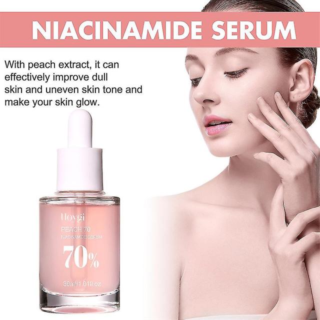 2x brzoskwiniowe serum niacynowe 70. Rozjaśnianie, nawilżenie, blask, przeciwstarzeniowe -GSL on Productcaster.