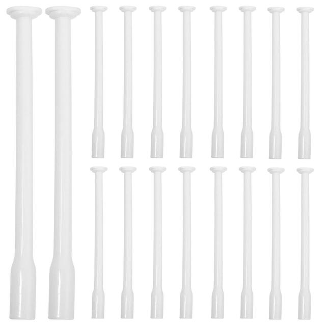 20pcs Disposable Vaginal Applicators Portable Suppository Applicators Household Lubricant Shooters White 13.5x1cm on Productcaster.