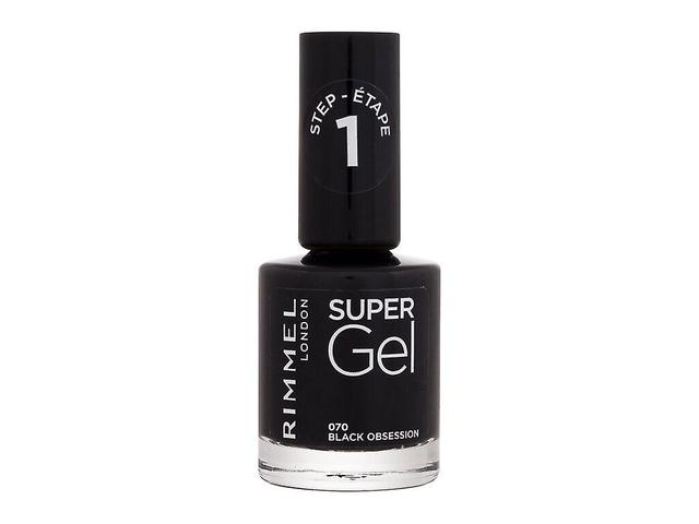 Rimmel London - Super Gel STEP1 070 Black Obsession - For kvinner, 12 ml on Productcaster.