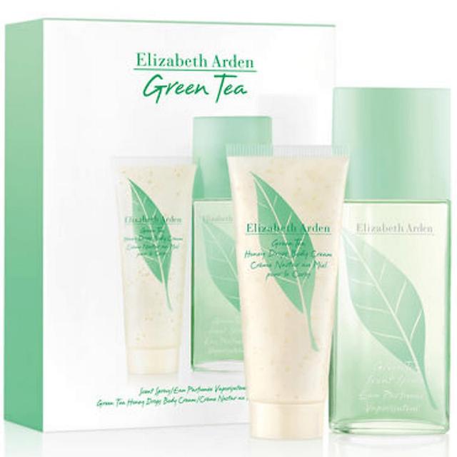 Elizabeth Arden Green Tea 100ml EDP 100ml Honey Drops Body Lotion Gift Set For Her on Productcaster.