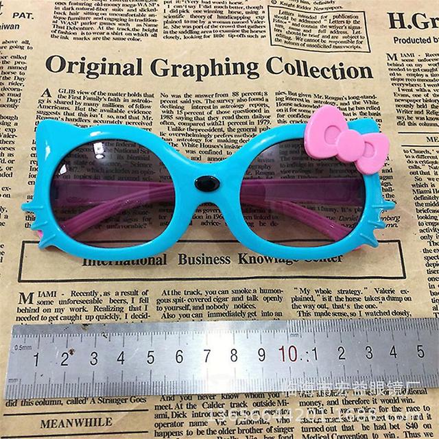 Duqi Hello Kitty Fashion Photo Glasses Rekwizyty Okulary przeciwsłoneczne Student Girls Cute Cartoon Okulary przeciwsłoneczne Sunshade Mirror A6 on Productcaster.