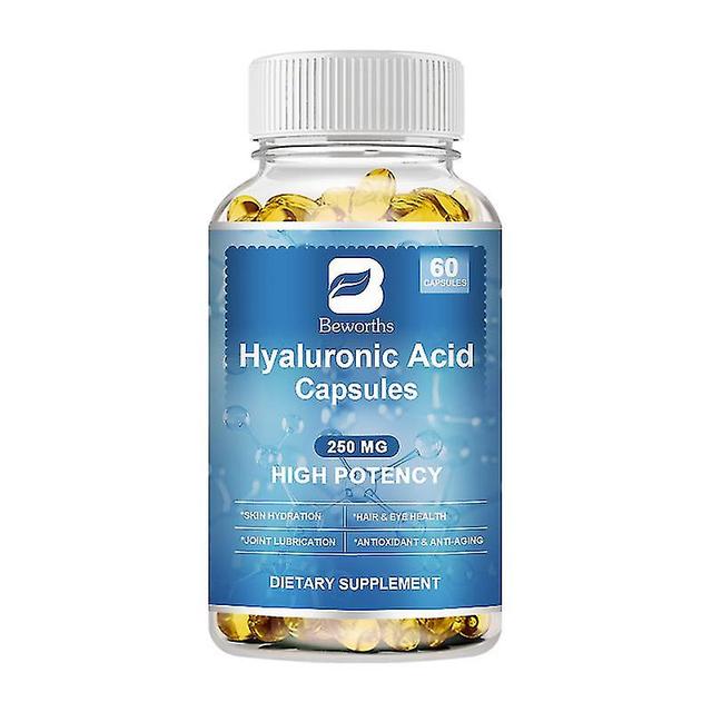 Guoguo Hyaluronic Acid Supplements Plus Biotin&vitamin C High Potency Support Skin Hydration,joint Lubrication,hair&eye Health 60capsules on Productcaster.