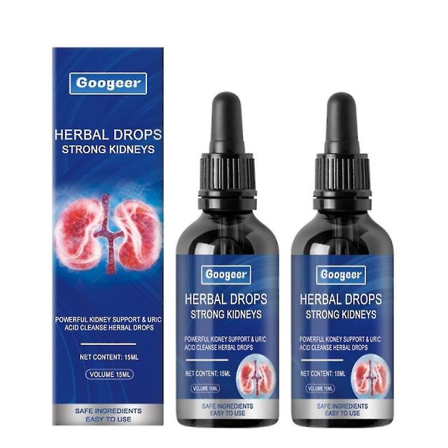 Yalo 1-3 piezas de poderoso apoyo renal y gotas de hierbas de limpieza de ácido úrico, solución herbal oralCuidado mejorado doble 2pcs on Productcaster.