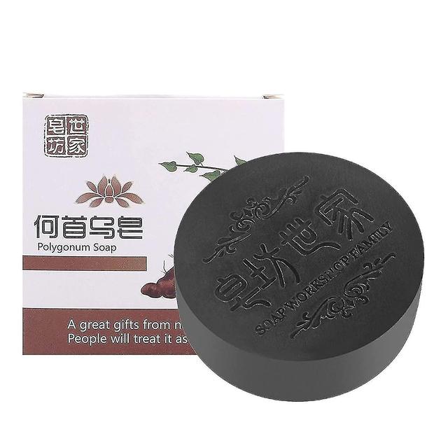 Hywl He Shou Wu Soap Hair Growth, Black & Thick Hair Fallopia Multiflora Shampoo He Shou Wu Shampoo Soap, He Shou Wu Extract Shampoo Deep Cleansing... on Productcaster.