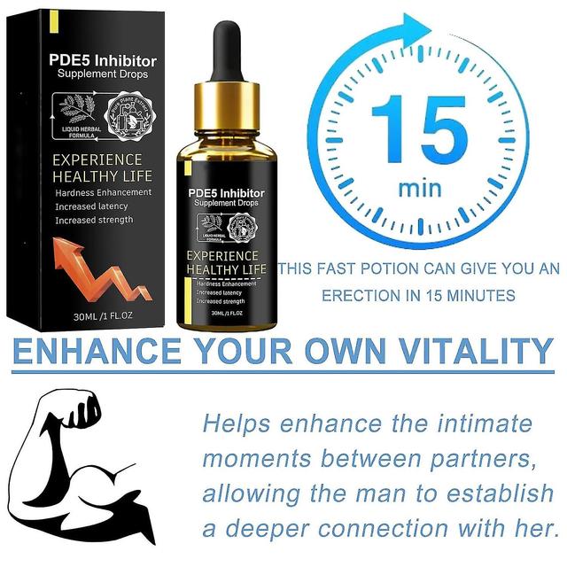 Chicoque Pde5 Inhibitor Supplement Drops, Pde5 Inhibitor Supplement For Men Drops, Secret Drops For Strong Men, Natural Pde5 Drops Inhibitors Drops... on Productcaster.