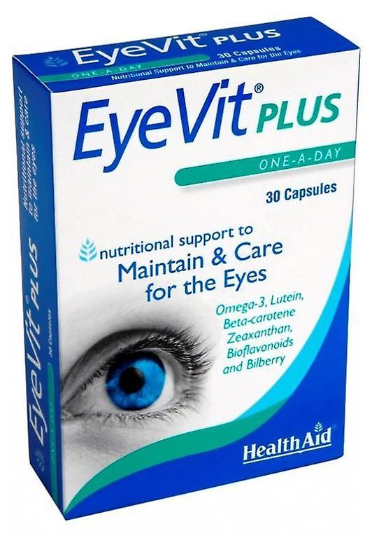 Health Aid Terveysapu EyeVit Plus 30 korkki on Productcaster.