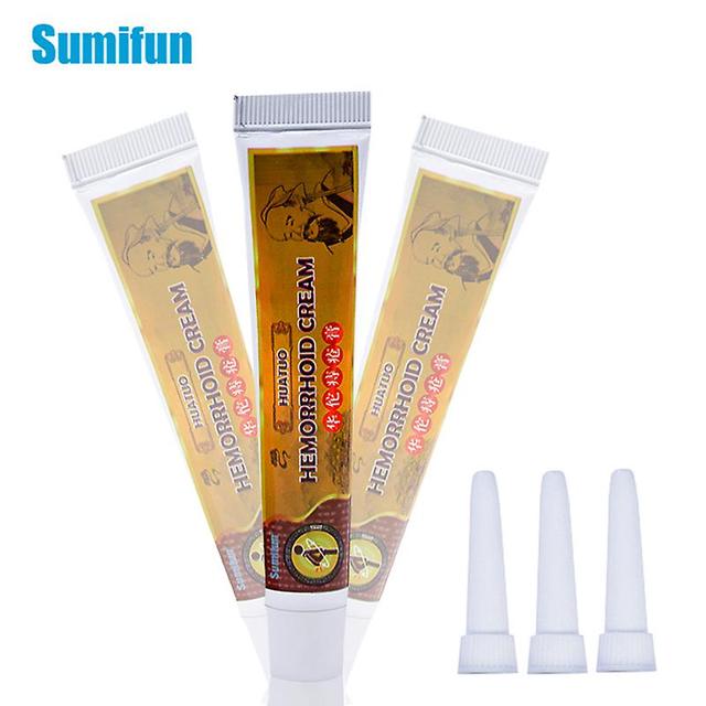 Huatuo Musk Mixed Hemorrhoids Ointment Crack Anal Chinese Cream Internal External Anal Fissure Treating Acne Medical P1075 Hk 2pcs on Productcaster.