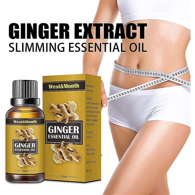 10/30ml Lymph Detoxification Ginger Oil Belly Drainage Ginger Lymphatic Drainage Slimming Massage Essence Oil 1pc on Productcaster.