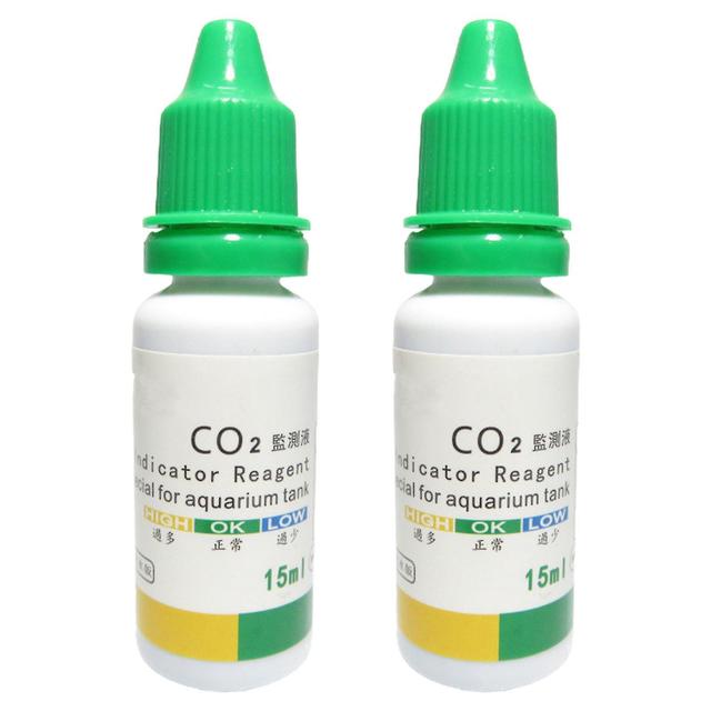 Solution Of Co2 Indicator For Aquarium 0.5 Oz Detecting Concentration Of Co2 2 bottles on Productcaster.