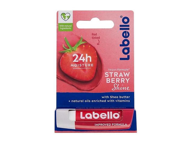 Labello - Strawberry Shine 24h Nawilżający balsam do ust - Dla kobiet, 4.8 g on Productcaster.