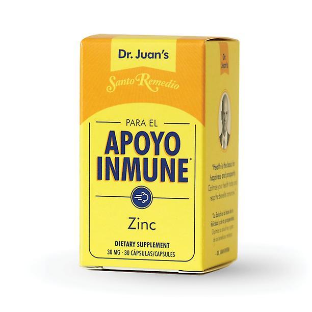 Santo remedio para el apoyo inmune, kapsuly doplnku výživy zinočnatý, 30 mg, 30 ct on Productcaster.