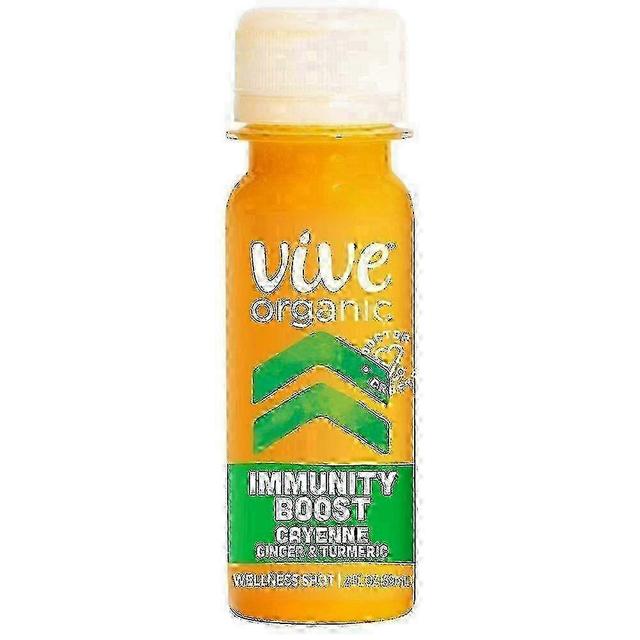 Vive Organic Vive organische Immunitätssteigerung mit Cayennepfeffer, Ingwer & Kurkuma-Shot, 2 oz on Productcaster.