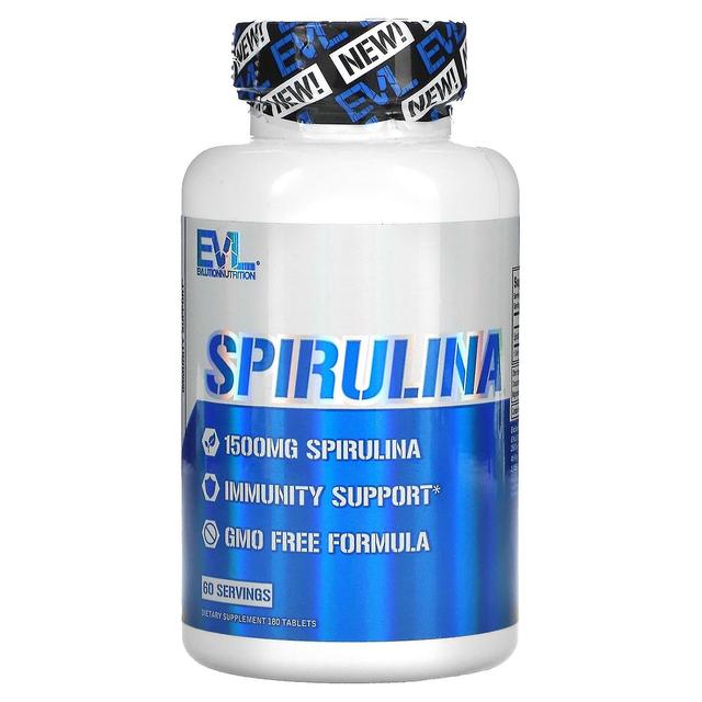 EVLution Nutrition, Spirulina, 180 Comprimidos on Productcaster.