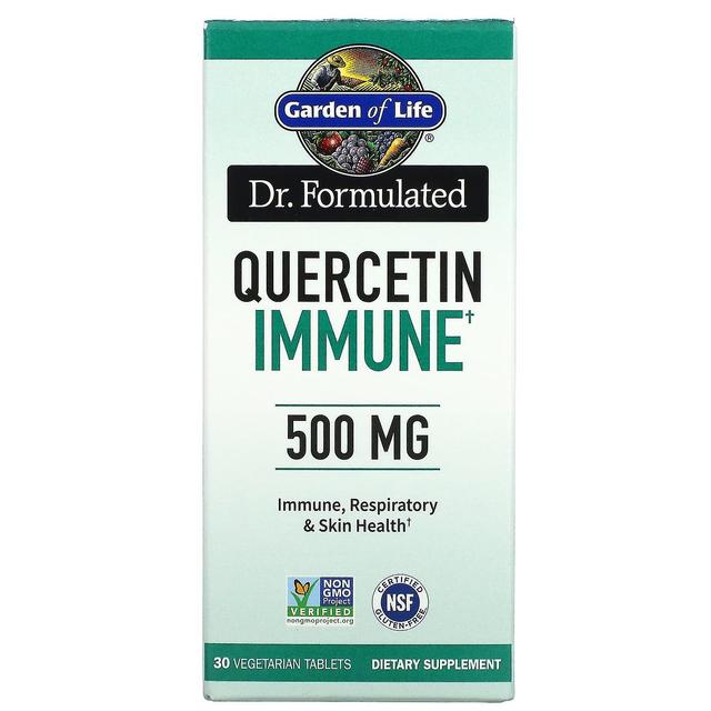 Garden of Life, Dr. Formulated, Quercetin Immune, 500 mg, 30 Vegetarian Tablets on Productcaster.