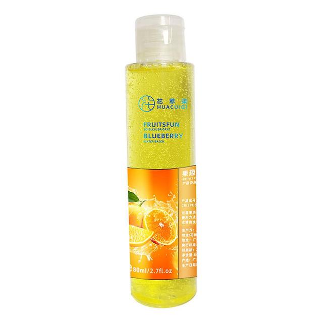 Edible Fruit Flavor Adult Lubricant Gel Lube Edible Oral Sex Sexual Massage Oil Fresh orange on Productcaster.