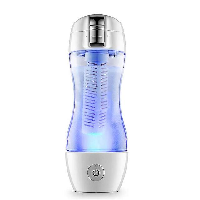 350ml Hrw-1010 Anti Aging Antioxidant Glass Usb Rechargeable Portable Hydrogen Rich Water Ionizer Generator Bottle on Productcaster.