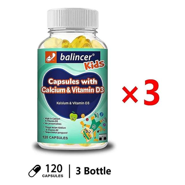 Sofirn Height Growth Supplement - Calcium Supplements, Vitamins, Minerals and Essential Nutrients for Children, Teens and Adults 120 count-3 bottle on Productcaster.