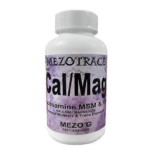 Mezotrace Mezotrace Cal/Mag w/ Glucosamine MSM & Vitamin D Mezo G, 180 Caps (Pack of 1) on Productcaster.