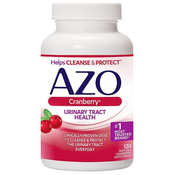 Azo cranberry softgels, gezondheid van de urinewegen, helpt reinigen en beschermen, 120 ct on Productcaster.