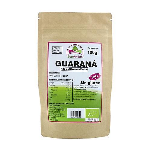 EcoAndes Guarana Powder 100 g of powder on Productcaster.