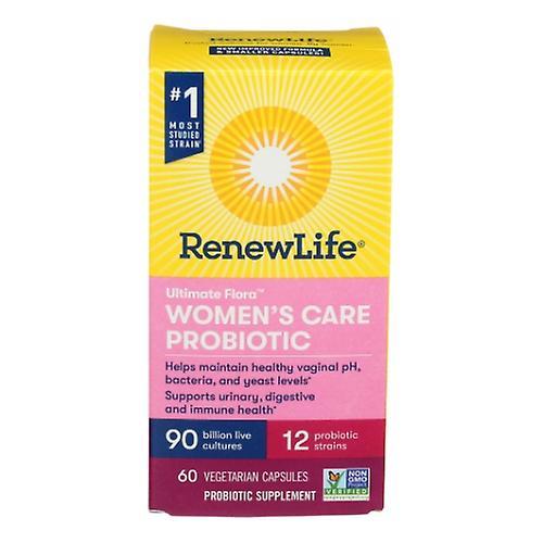 Renew Life Ultimate Flora Women's Care Probiotic, 90 miliárd 60 zeleninových čiapok (balenie po 1) on Productcaster.