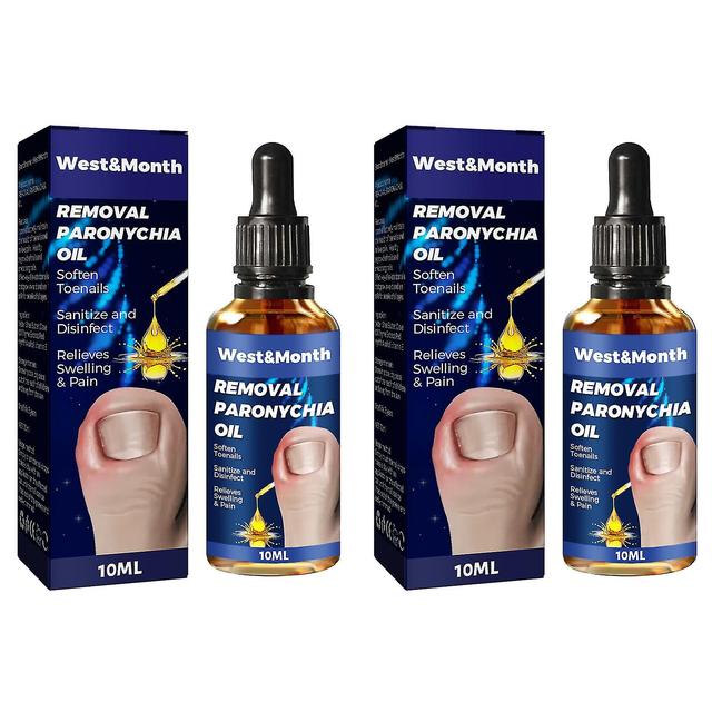 German Toenailcare Removal Paronychia Oil, German Toenail Care Paronychia Oil, Ingrown Toenail Treatment, Blue 2pcs on Productcaster.