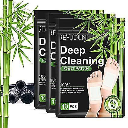 30pcs Foot Detox, Foot Detox Patch, Deep Cleansing Detox Foot Patches, Natural Herbal Detox Foot Patches, Remove Toxins From Body, Improve Sleep Quali on Productcaster.