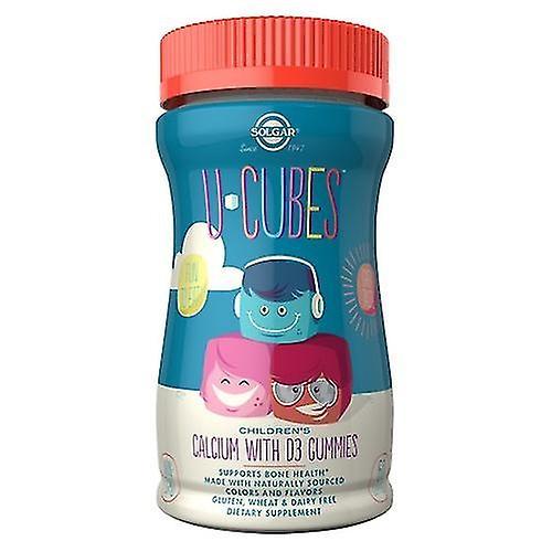 U-Cubes Children's Calcium with D3, 60 Gummies (Pack of 2) on Productcaster.