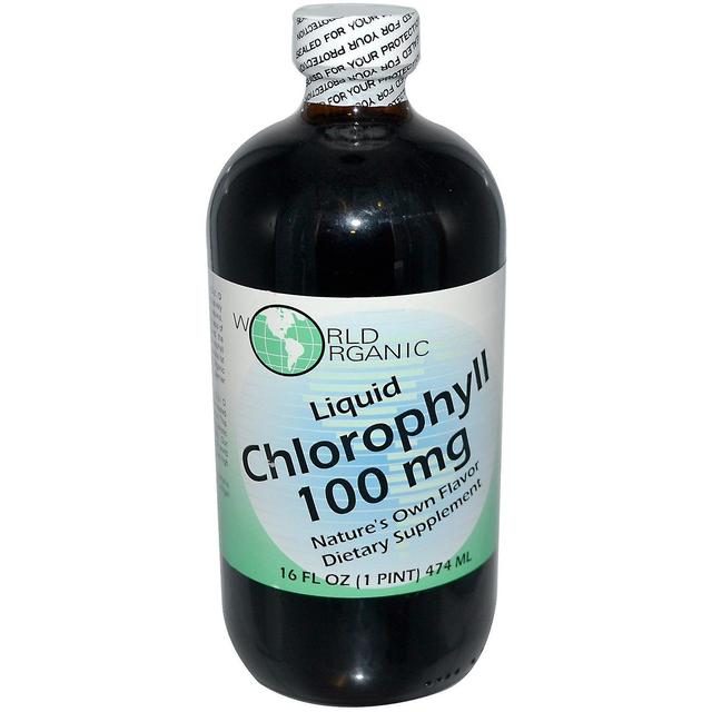 World Organic, Liquid Chlorophyll, 100 mg, 16 fl oz (474 ml) on Productcaster.