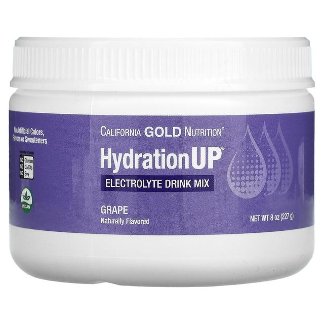 California Gold Nutrition, HydrationUP, Electrolyte Drink Mix, Grape, 8 oz (227 g) on Productcaster.