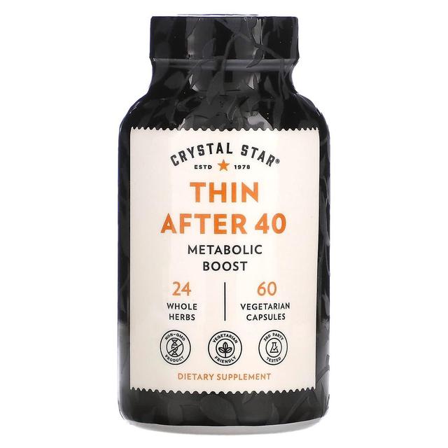 Crystal Star, Thin After 40, 60 Vegetarian Capsules on Productcaster.