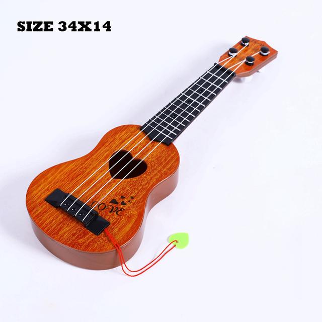 4 String Ukuleles Toy Children's Birthday Musical Instrument Gift Musical Instruments Educational Toys As Show 1 on Productcaster.