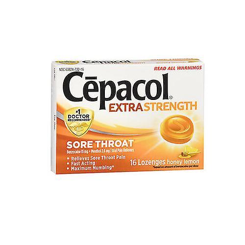 Cepacol Halsschmerzen Maximale Stärke Betäubende Lutschtabletten mit Honig Zitrone, Anzahl von 1 (Packung mit 1) on Productcaster.