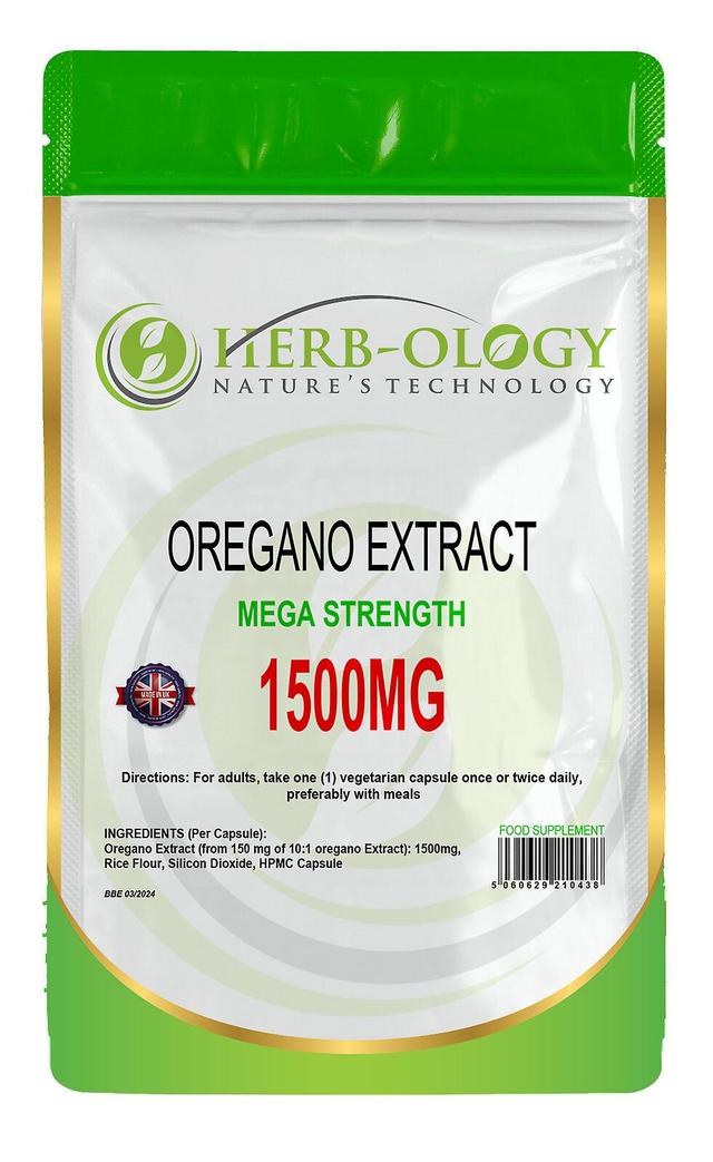 Herb-ology Oreganoöl (1500mg) 60 Kapseln 1 Pouch (60 Capsules) on Productcaster.