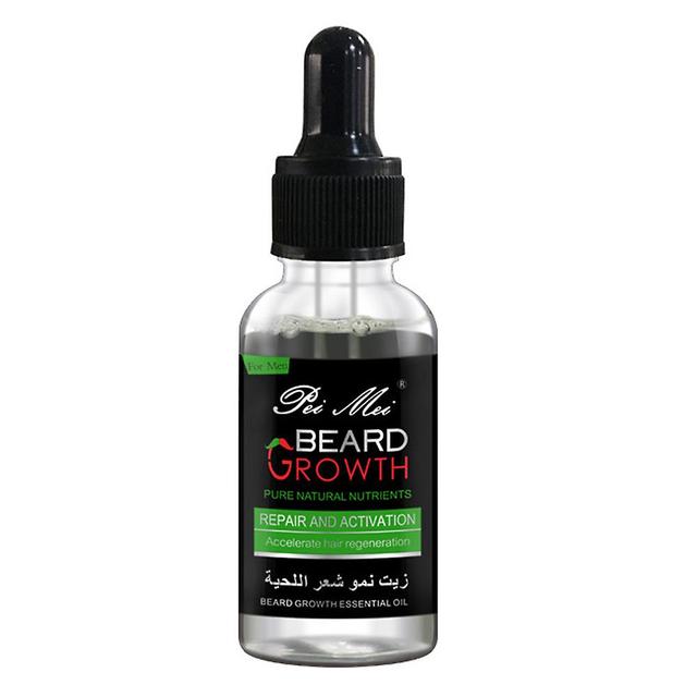 2 x Pei Mei 30ml Men Beard Growth Enhancer Gentle Nourish Hair Growth Ätherisches Öl on Productcaster.