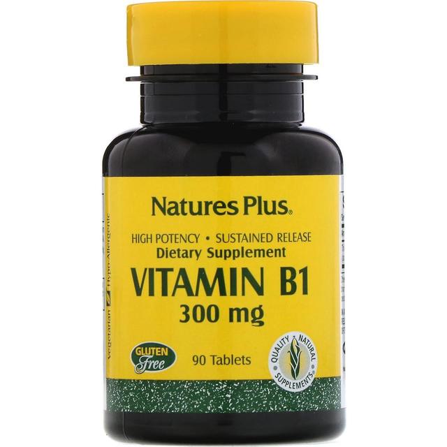 Nature's Plus, Vitamin B-1, 300 mg, 90 Tablets on Productcaster.