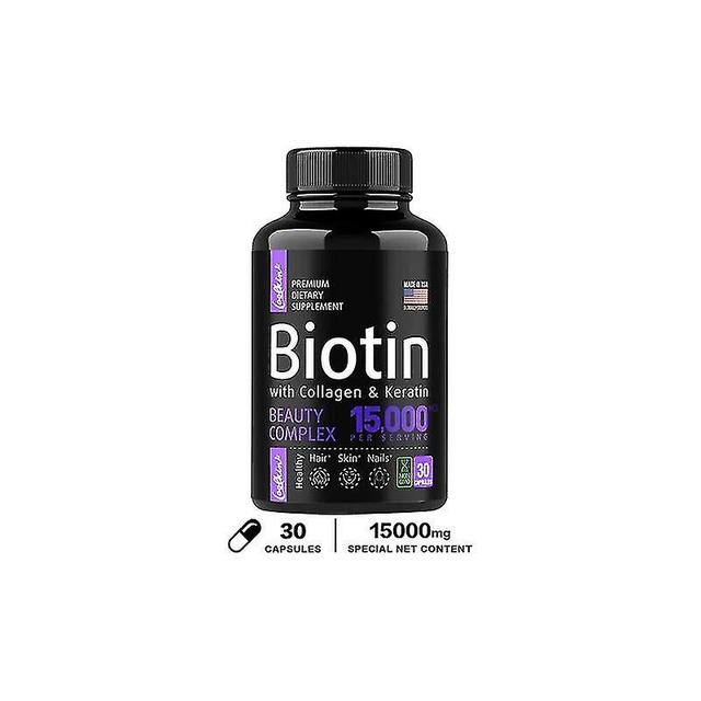 Vorallme Hair Skin & Nails Vitamins - Biotin Collagen Keratin Capsules 30 Capsules on Productcaster.