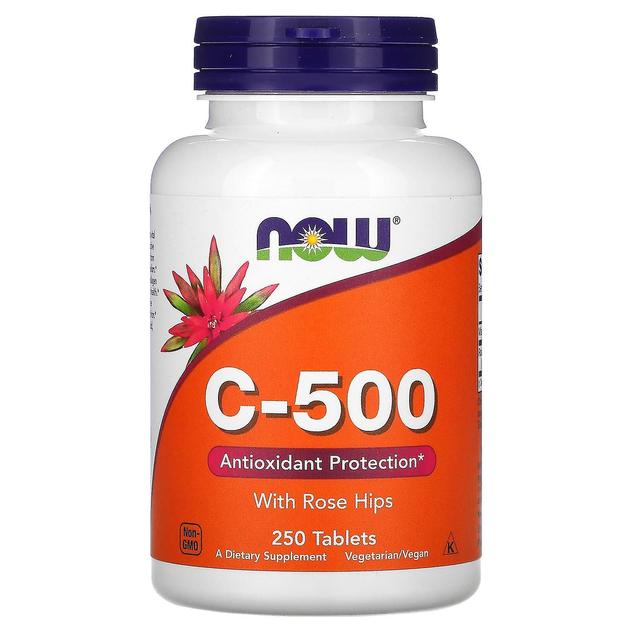 NOW Foods, C-500 With Rose Hips, 250 Tablets on Productcaster.