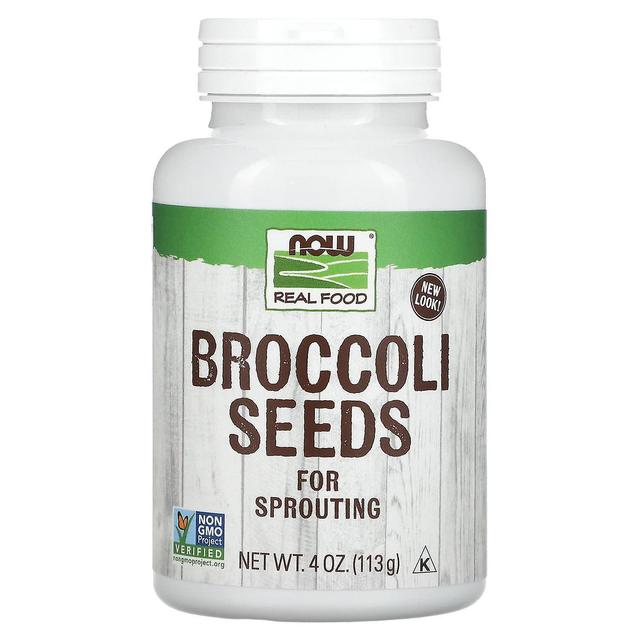 NOW Foods, Real Food, Broccoli Seeds, 4 oz (113 g) on Productcaster.