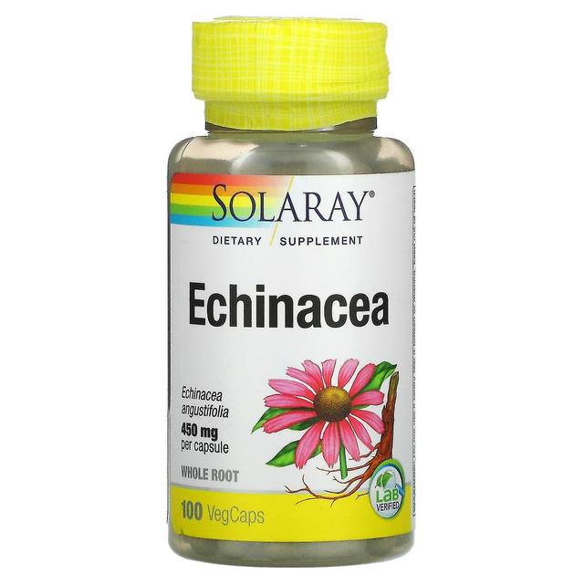 Solaray, Echinacea, 450 mg, 100 VegCaps on Productcaster.