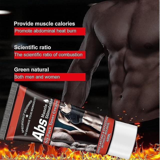 Men's Abdominal Muscle Cream Belly Fat Burning Fitness Shaped Ointment Fat Reduction Cream for All on Productcaster.