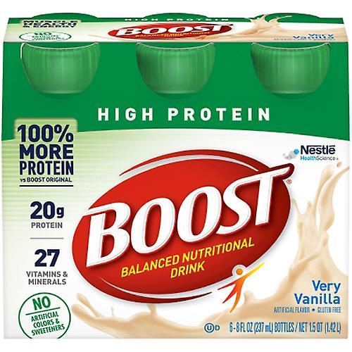 Nestle Healthcare Nutrition Boost High Protein Very Vanilla, Count of 1 (Pack of 4) on Productcaster.