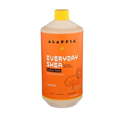 Alaffia Everyday Shea Bubble Bath Unscented, 32 Oz (Pack of 1) on Productcaster.