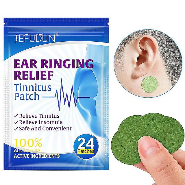 Aswei Tinnitus Patch Natural Herbal Formula Relieves Ear Pain, Improves Hearing And Boosts Blood Circulation on Productcaster.